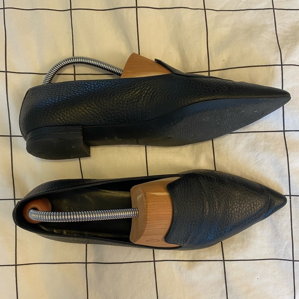 Everlane Italian leather loafers- “The Boss Flat”